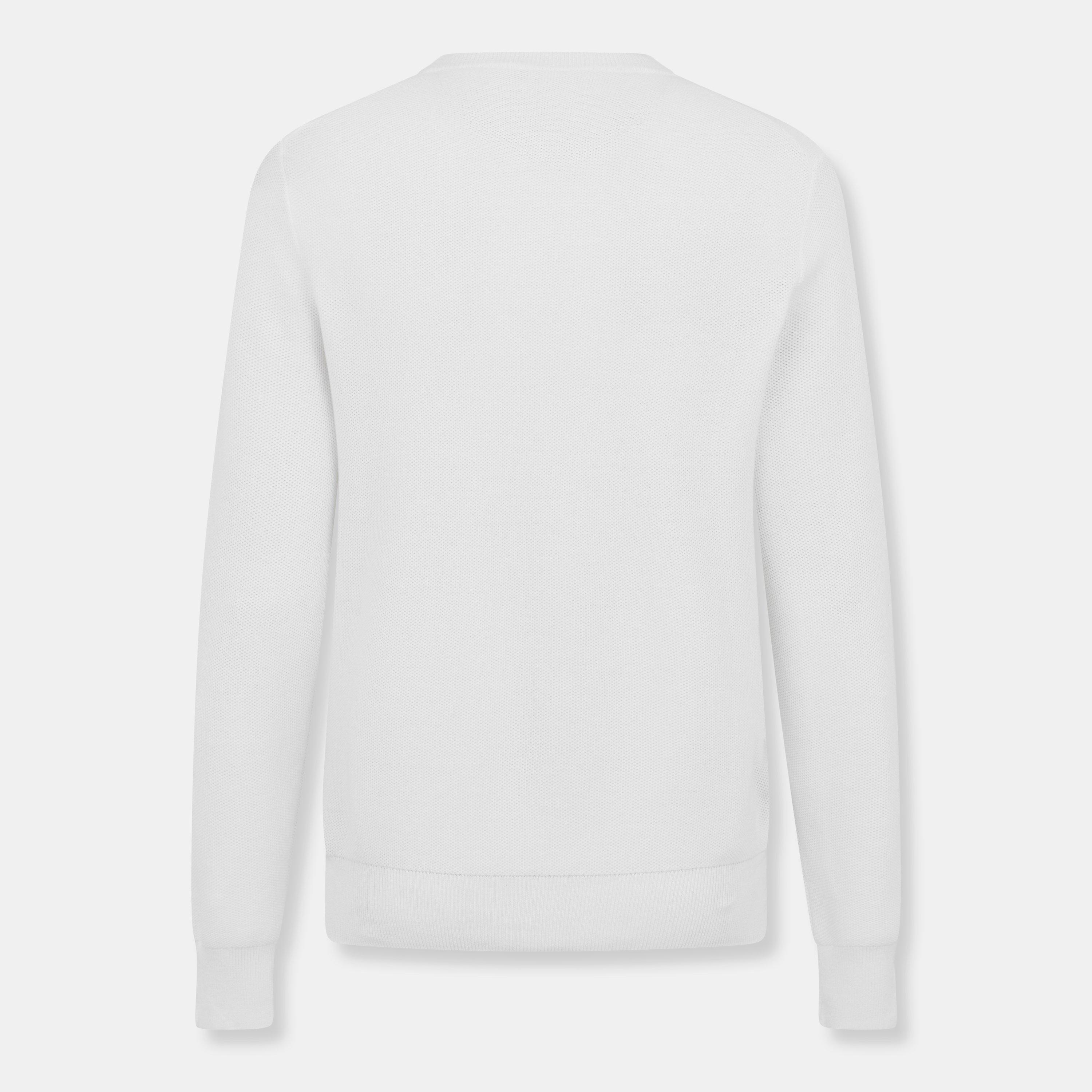 Deckwash White - Polo Ralph Lauren - Textured Pony Jumper - 2