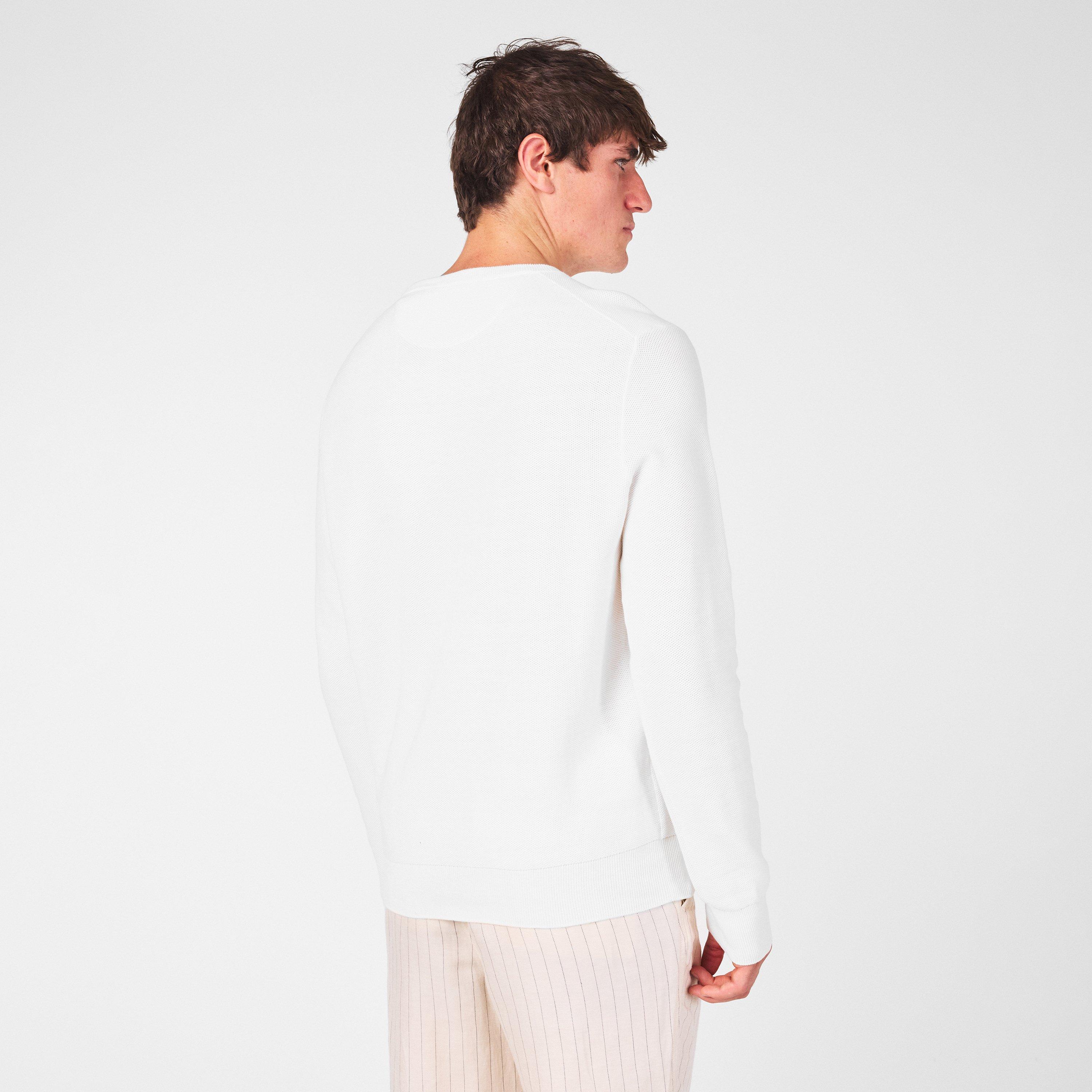 Deckwash White - Polo Ralph Lauren - Textured Pony Jumper - 4