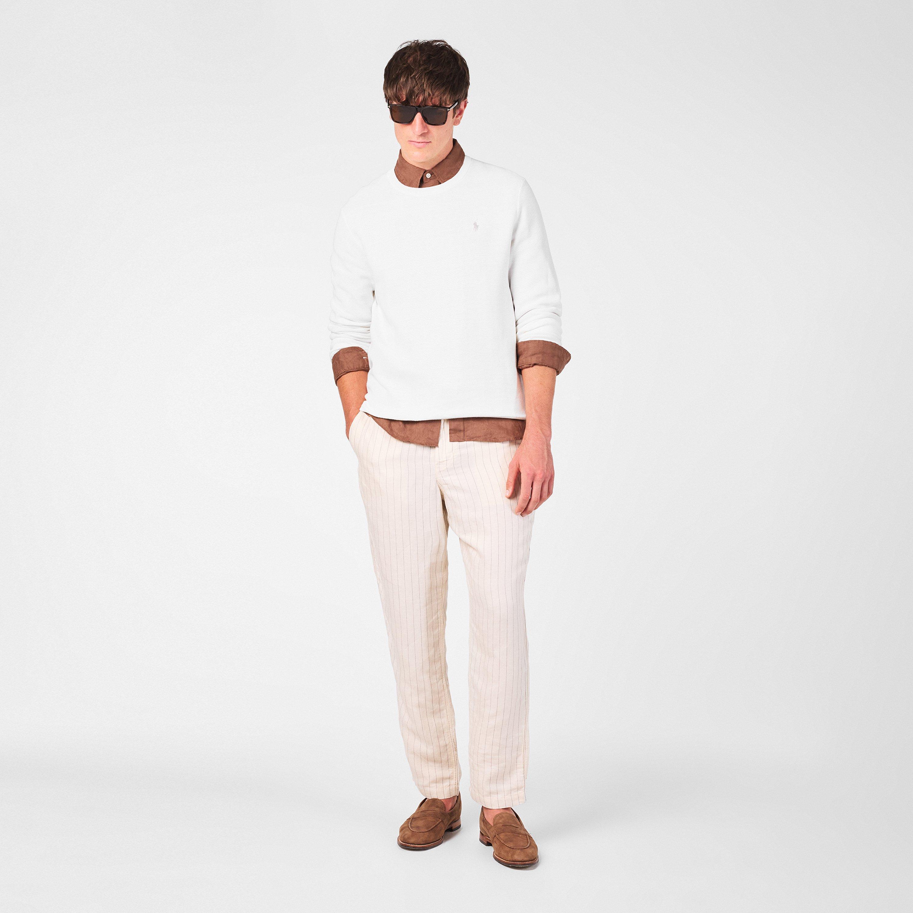 Deckwash White - Polo Ralph Lauren - Textured Pony Jumper - 6