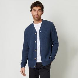 Threadbare Basket Stitch V-neck Cardigan