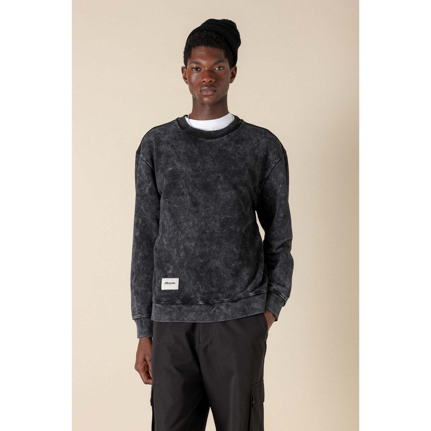 Black - Mizuno - Sportstyle Crewneck Sweatshirt - 1