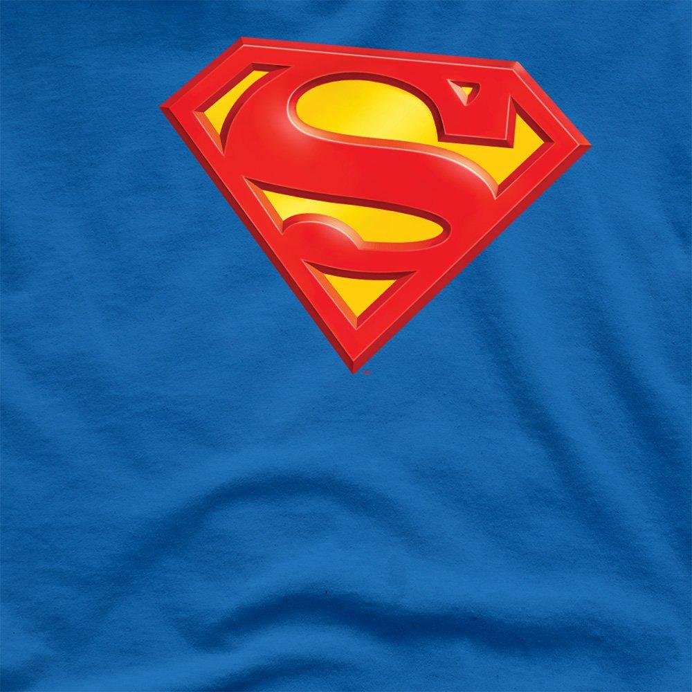 Royal - Superman - Superman Embossed Logo Mens T-Shirt Royal - 2