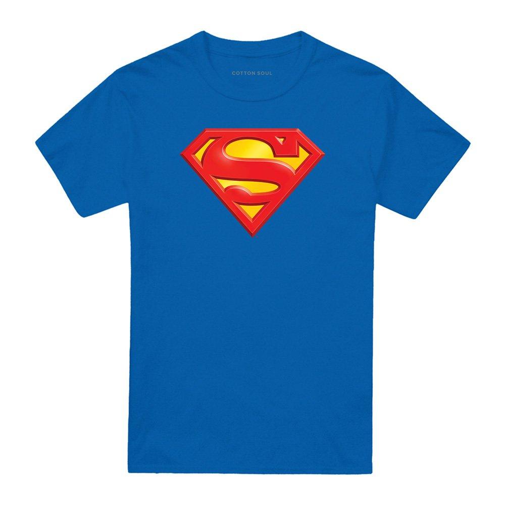 Royal - Superman - Superman Embossed Logo Mens T-Shirt Royal - 4