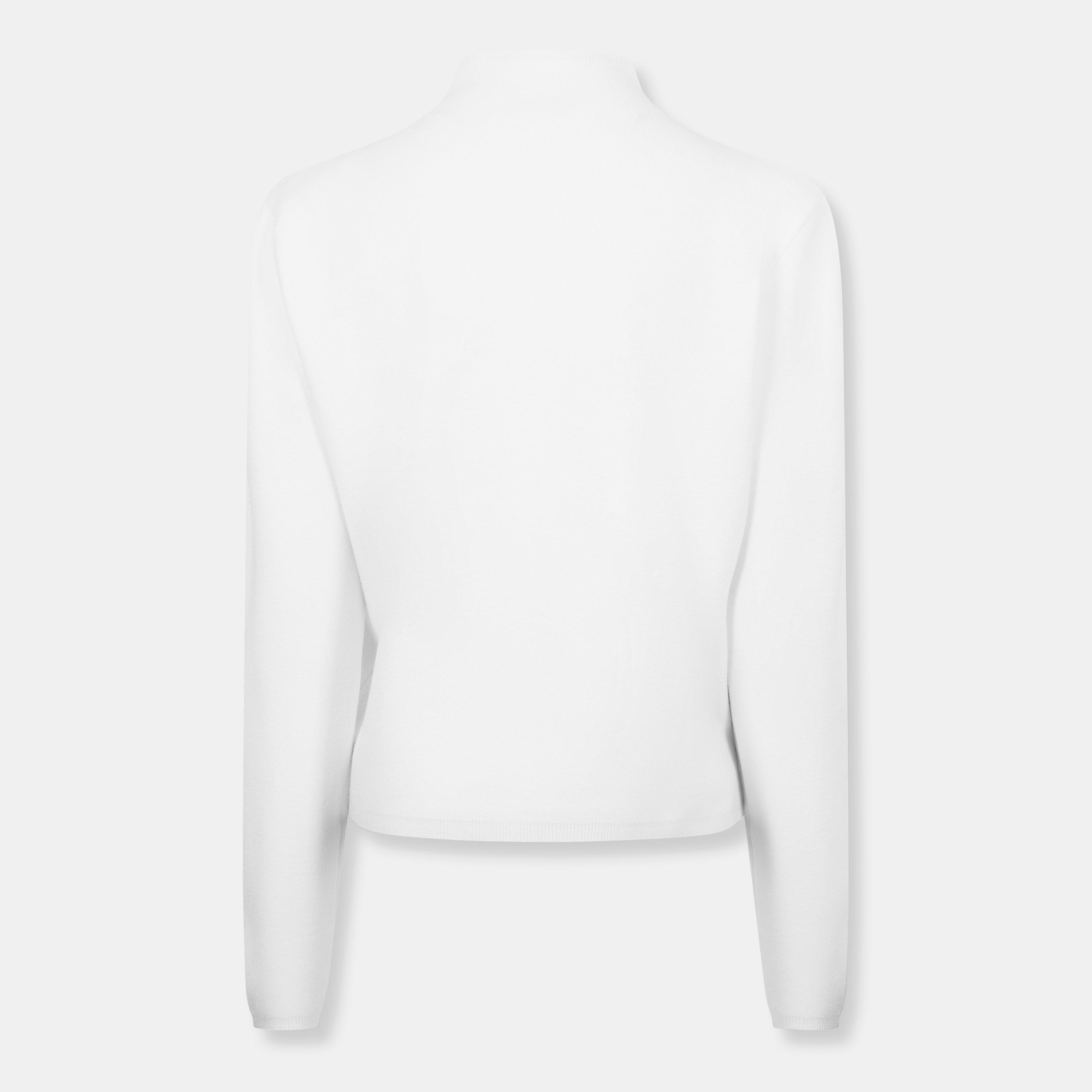 Vintage White - Jack Wills - Mock Neck Jumper - 2
