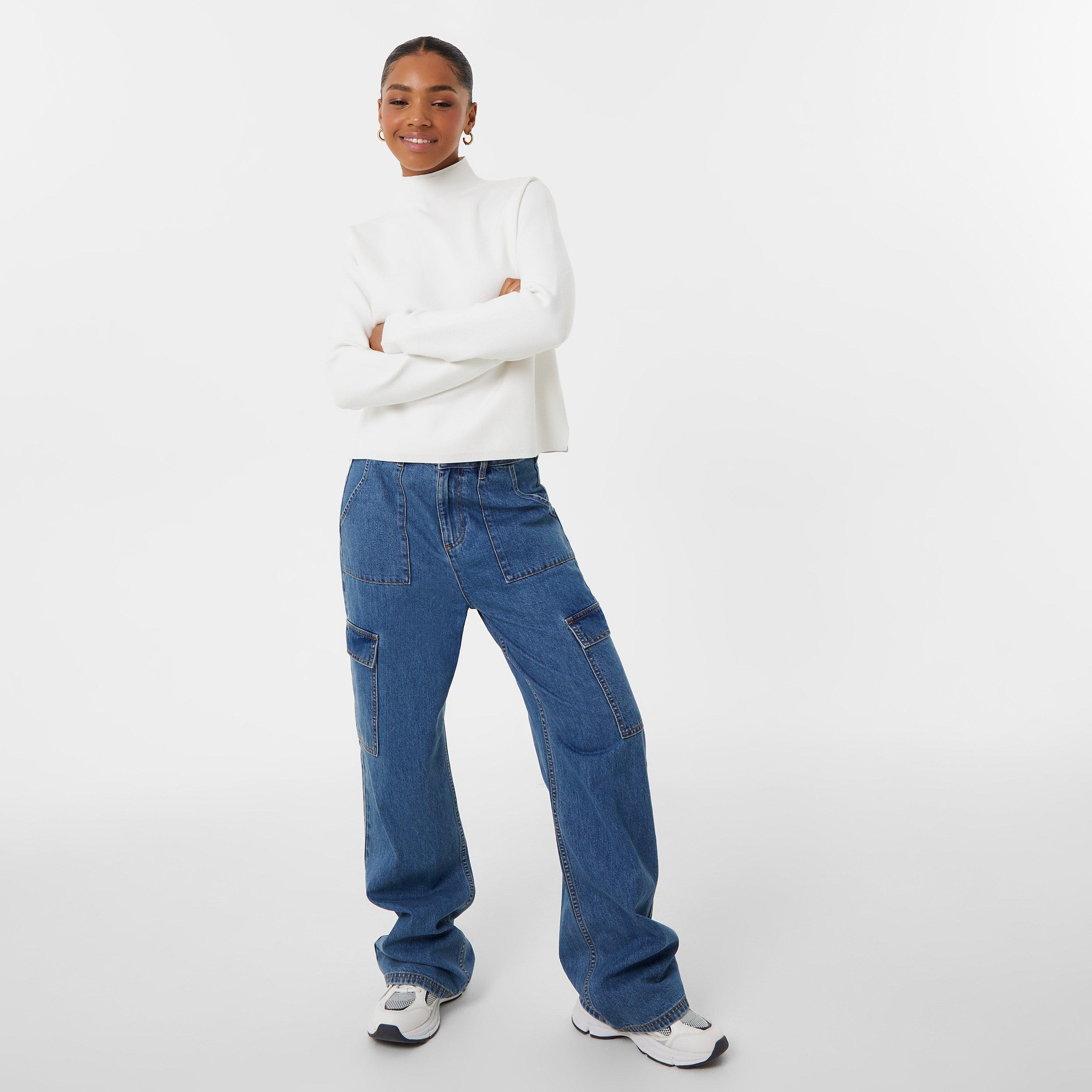 Vintage White - Jack Wills - Mock Neck Jumper - 4