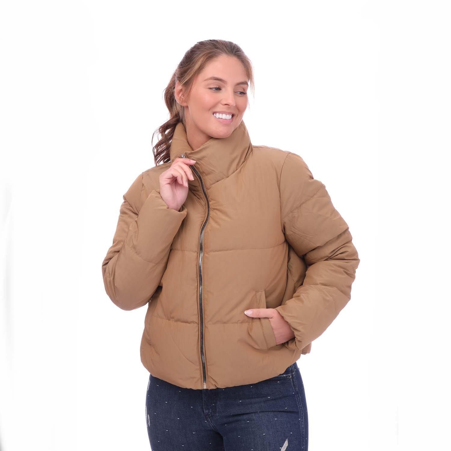 Beige - Only - Dolly Short Puffer Jacket - 4