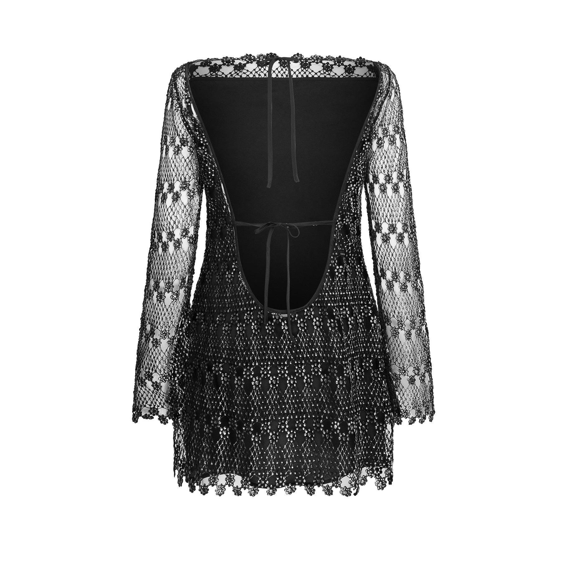 Black/Silver - Agent Provocateur - MAIYA Dress - 5