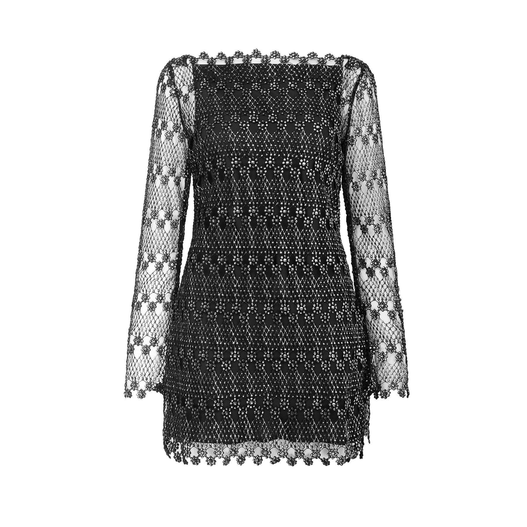 Black/Silver - Agent Provocateur - MAIYA Dress - 7