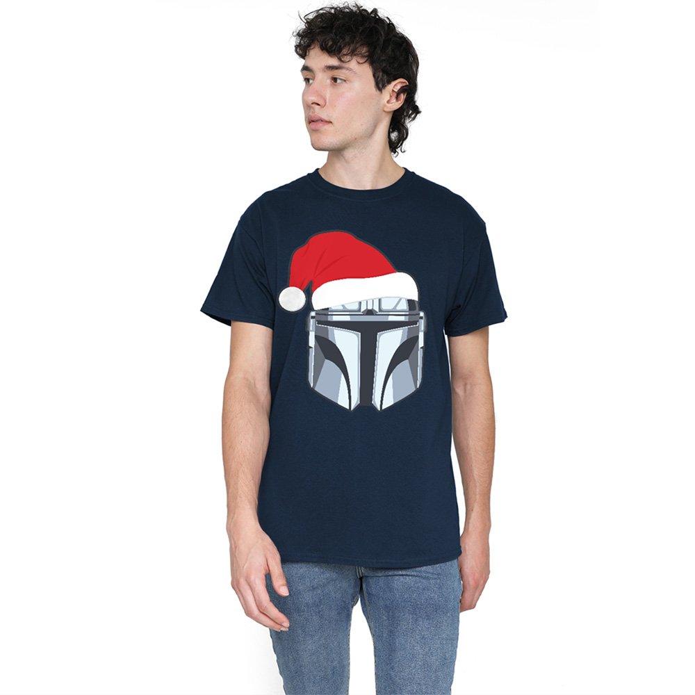 The Mandalorian The Mandalorian Mando Christmas Santa Hat T-Shirt