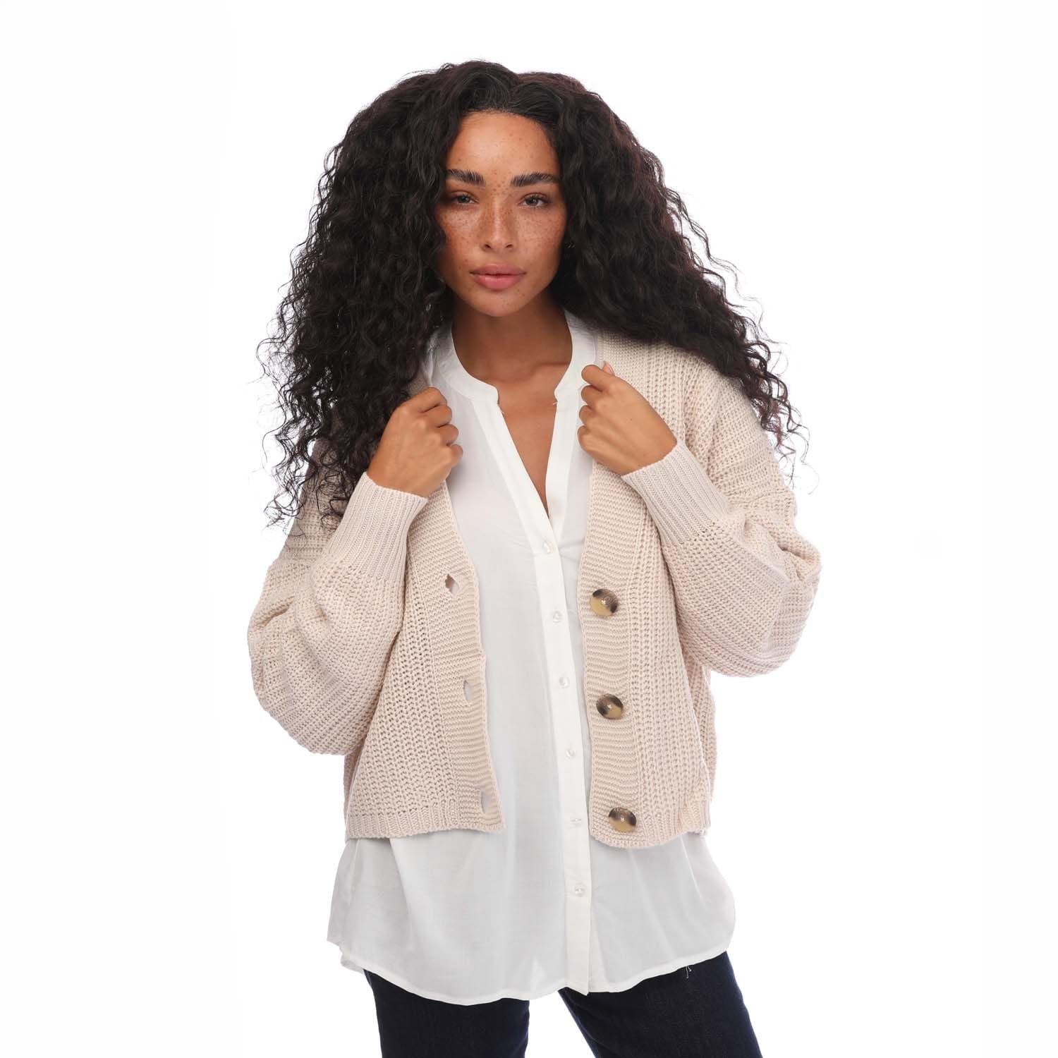 Stone - Only - Carol Nice Knitted Cardigan - 3