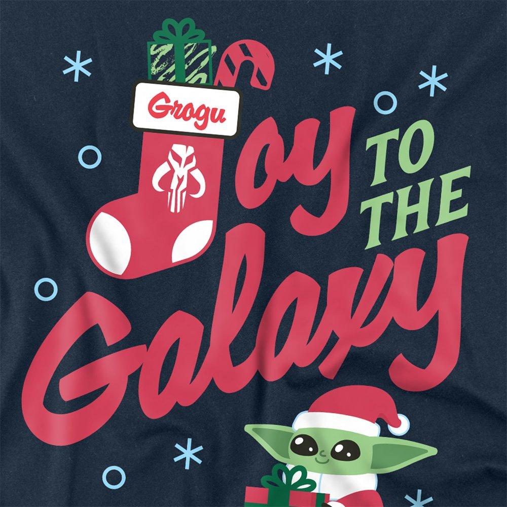 Navy - The Mandalorian - The Mandalorian Grogu Christmas Joy To The Galaxy - 2