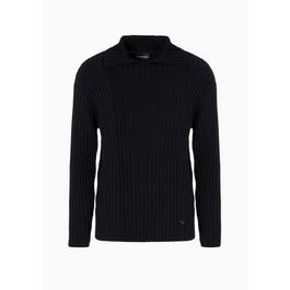 Emporio Armani Collar Knit Sn34