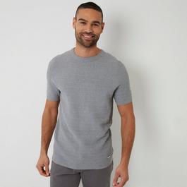 Threadbare Textured Knitted T-Shirt