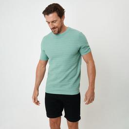 Threadbare Textured Knitted T-Shirt