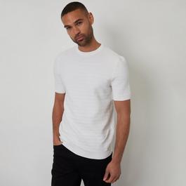 Threadbare Textured Knitted T-Shirt