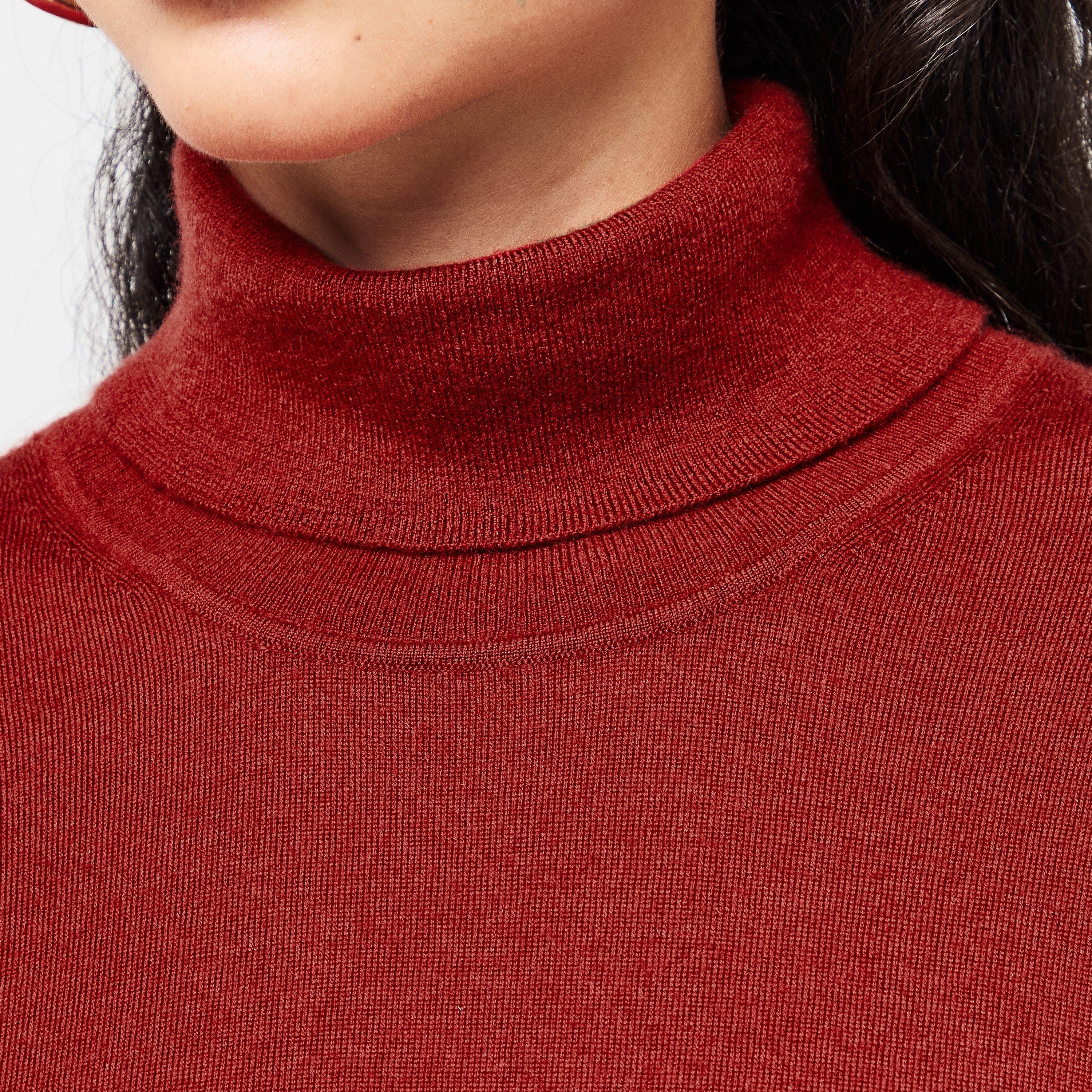 Medium Red - Boss - Men's HBC Bernardo Luxuriant Cashmere Jumper - 5