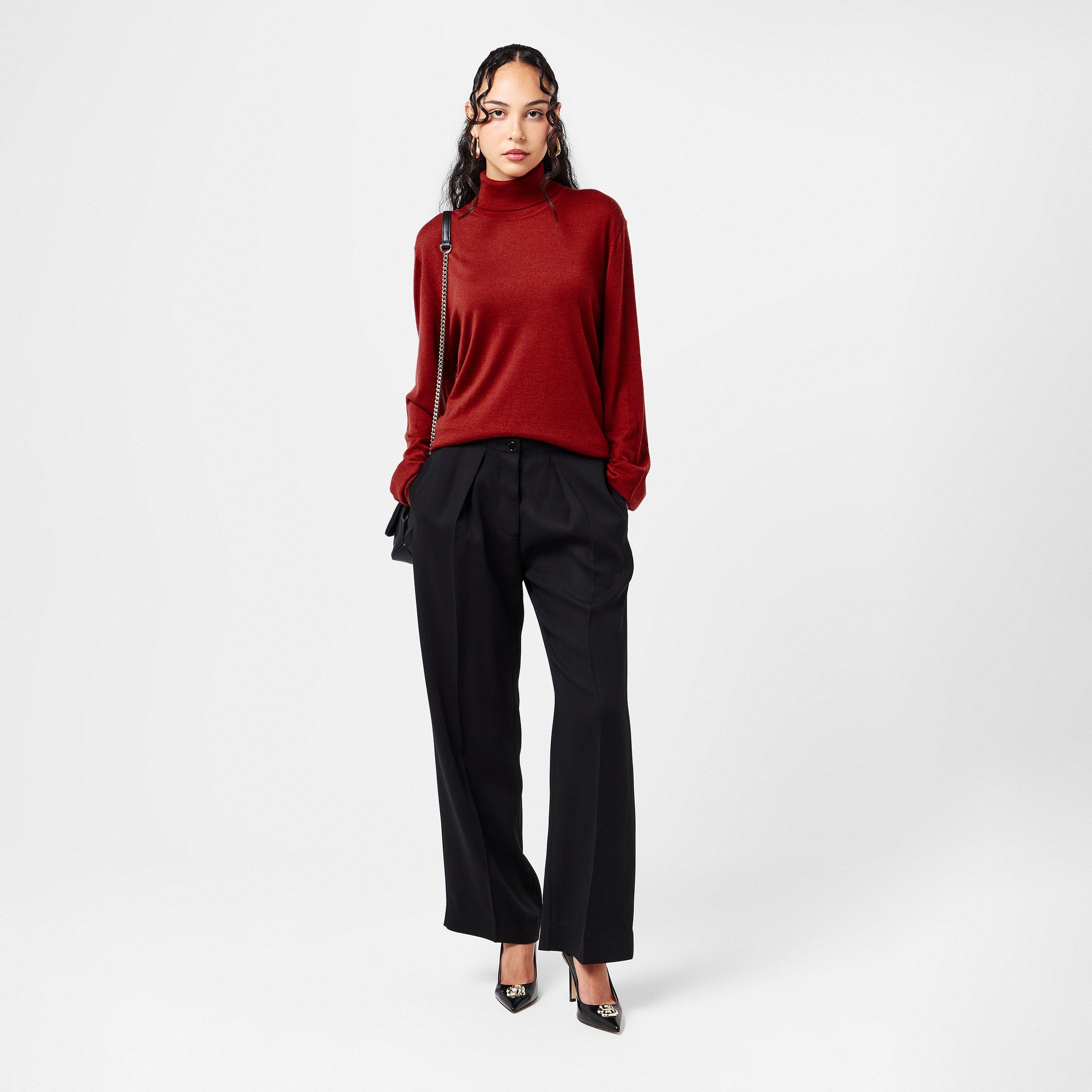 Medium Red - Boss - Men's HBC Bernardo Luxuriant Cashmere Jumper - 6
