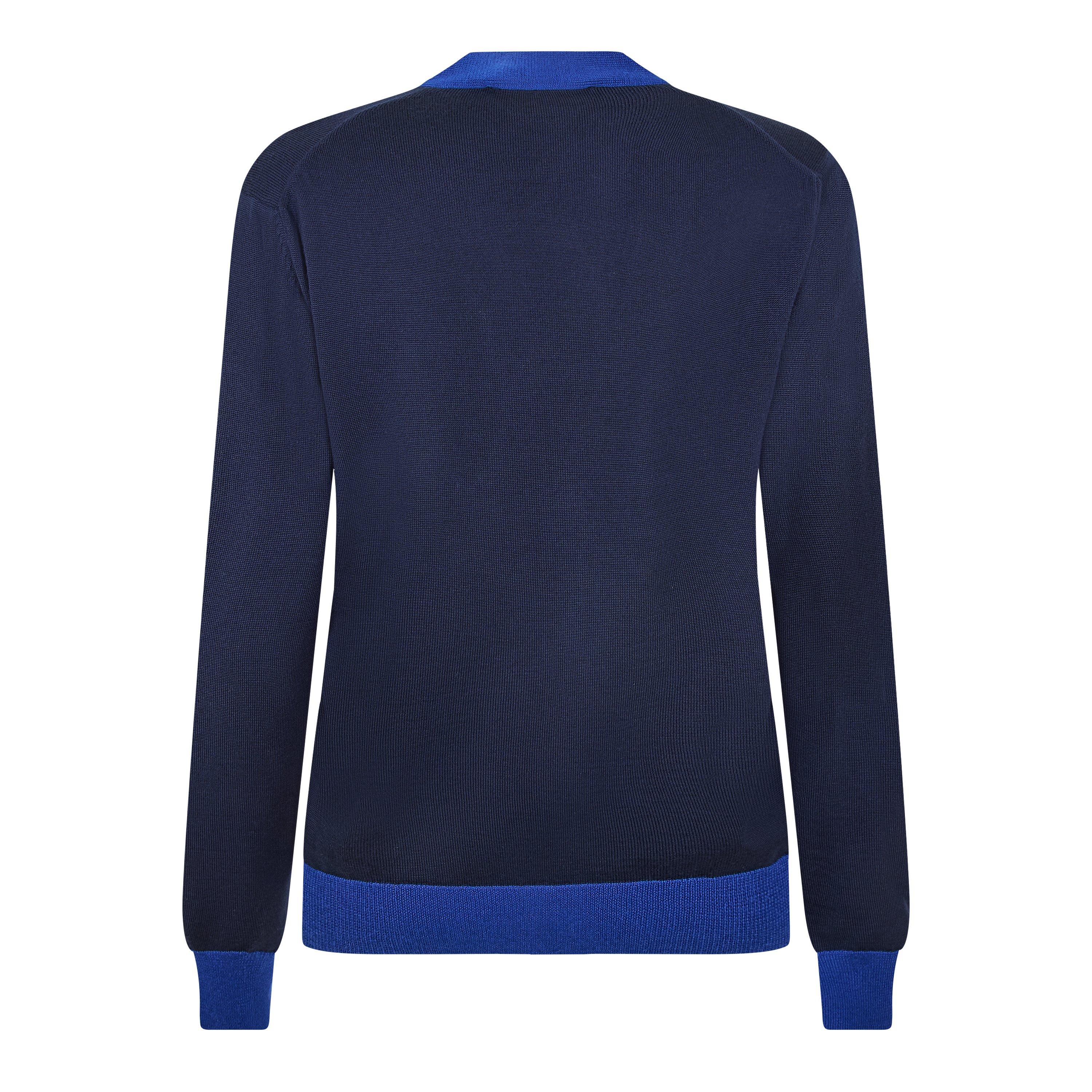 Blue - Maison Kitsune - Baby Fox Patch Regular Cardigan - 2