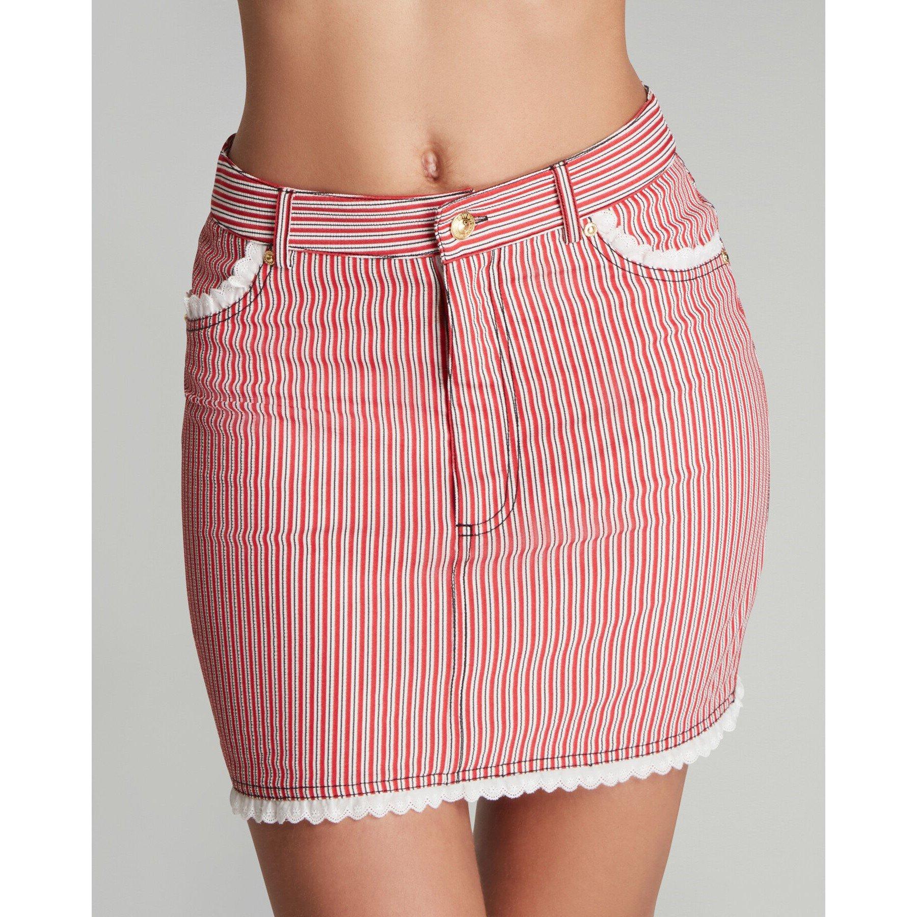 White/Red - Agent Provocateur - MILLI Skirt - 1
