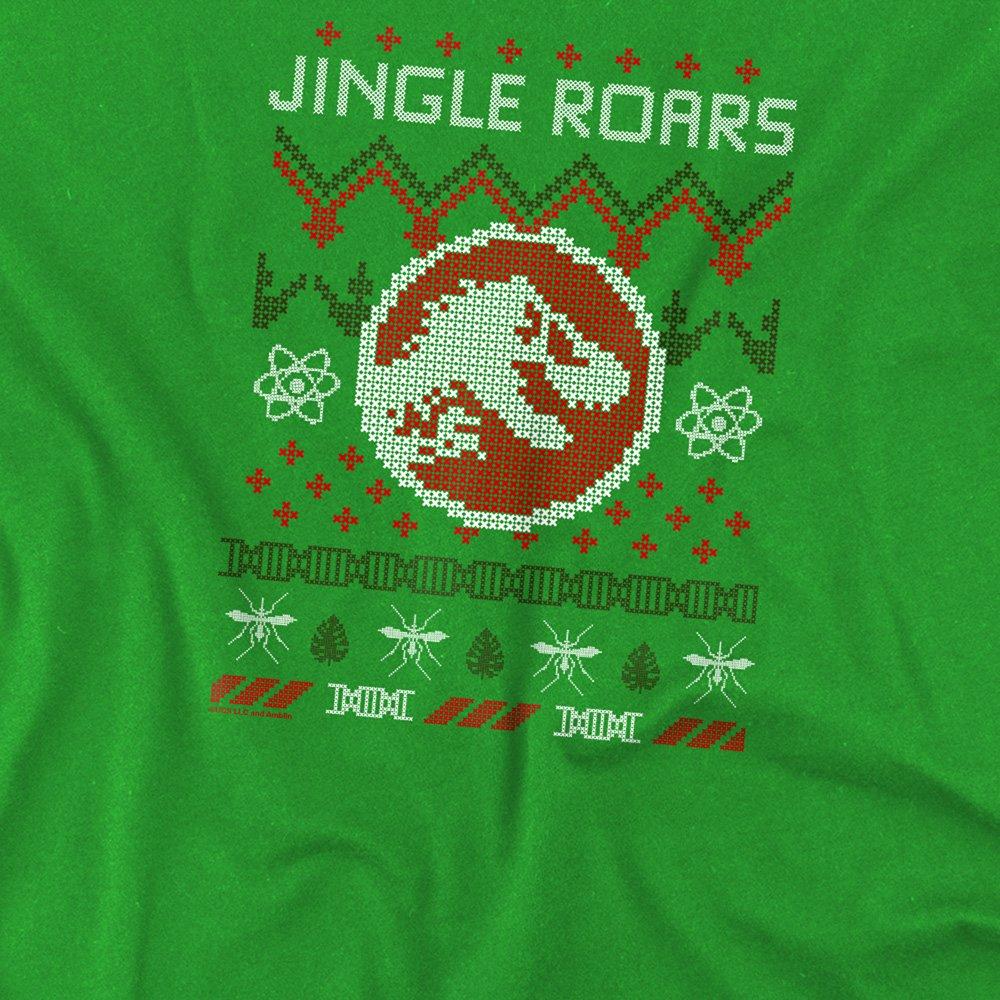 Jurassic World - Universal - Park Christmas Jumper Jingle Roar T-Shirt - 3