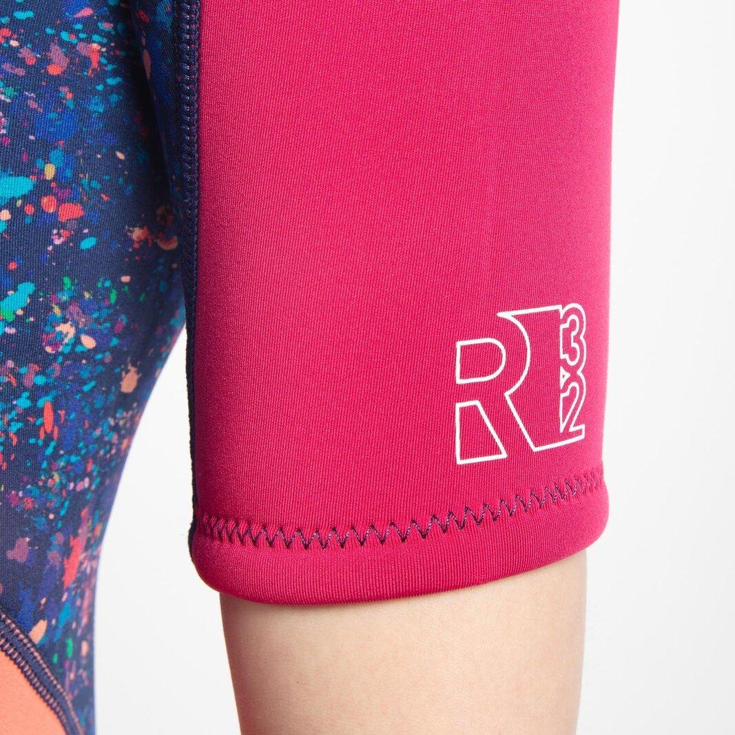 Blue/Pink - Gul - RESPONSE 3/2MM JUNIOR SHORTI WETSUIT - 4