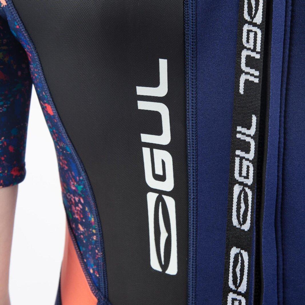 Blue/Pink - Gul - RESPONSE 3/2MM JUNIOR SHORTI WETSUIT - 6
