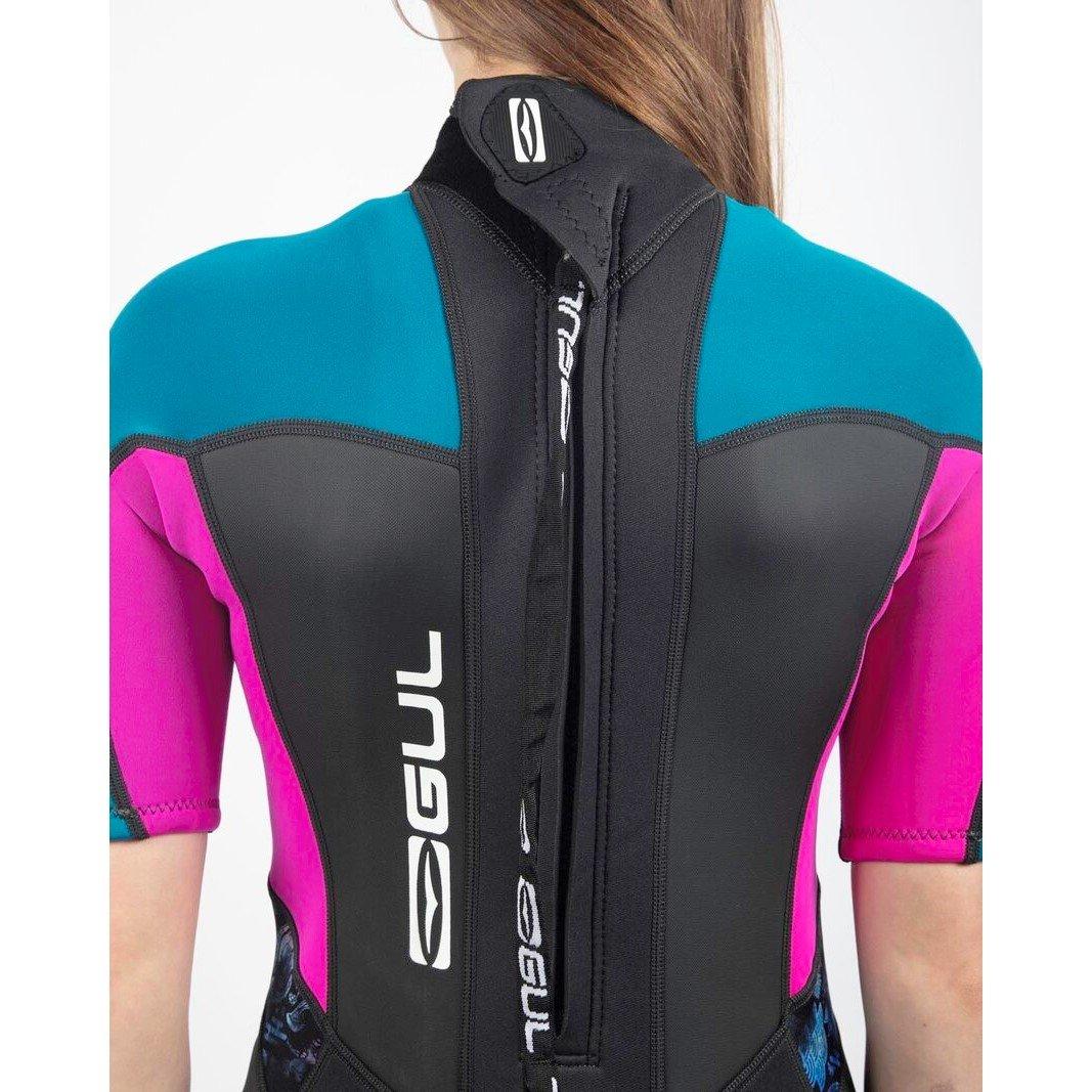 Jet/Teal - Gul - RESPONSE 3/2MM JUNIOR SHORTI WETSUIT - 3
