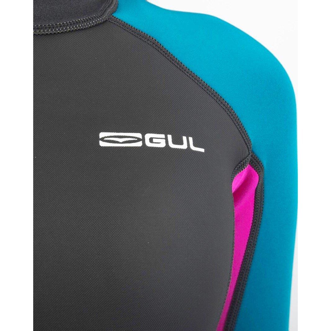 Jet/Teal - Gul - RESPONSE 3/2MM JUNIOR SHORTI WETSUIT - 4