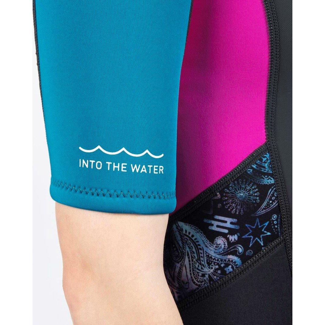 Jet/Teal - Gul - RESPONSE 3/2MM JUNIOR SHORTI WETSUIT - 5