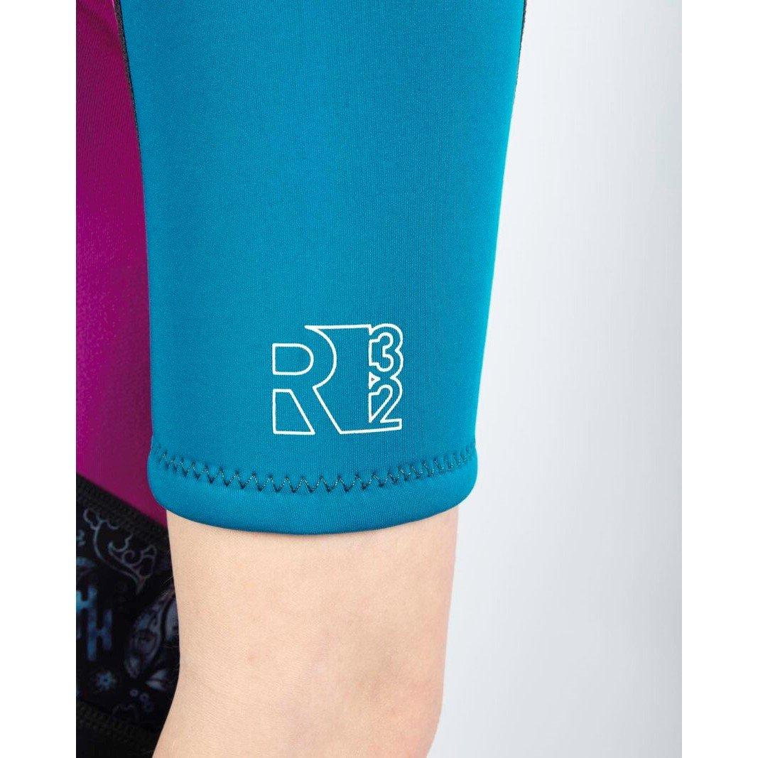 Jet/Teal - Gul - RESPONSE 3/2MM JUNIOR SHORTI WETSUIT - 6
