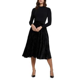 Ted Baker JW Ribbed Split Midi Skirt