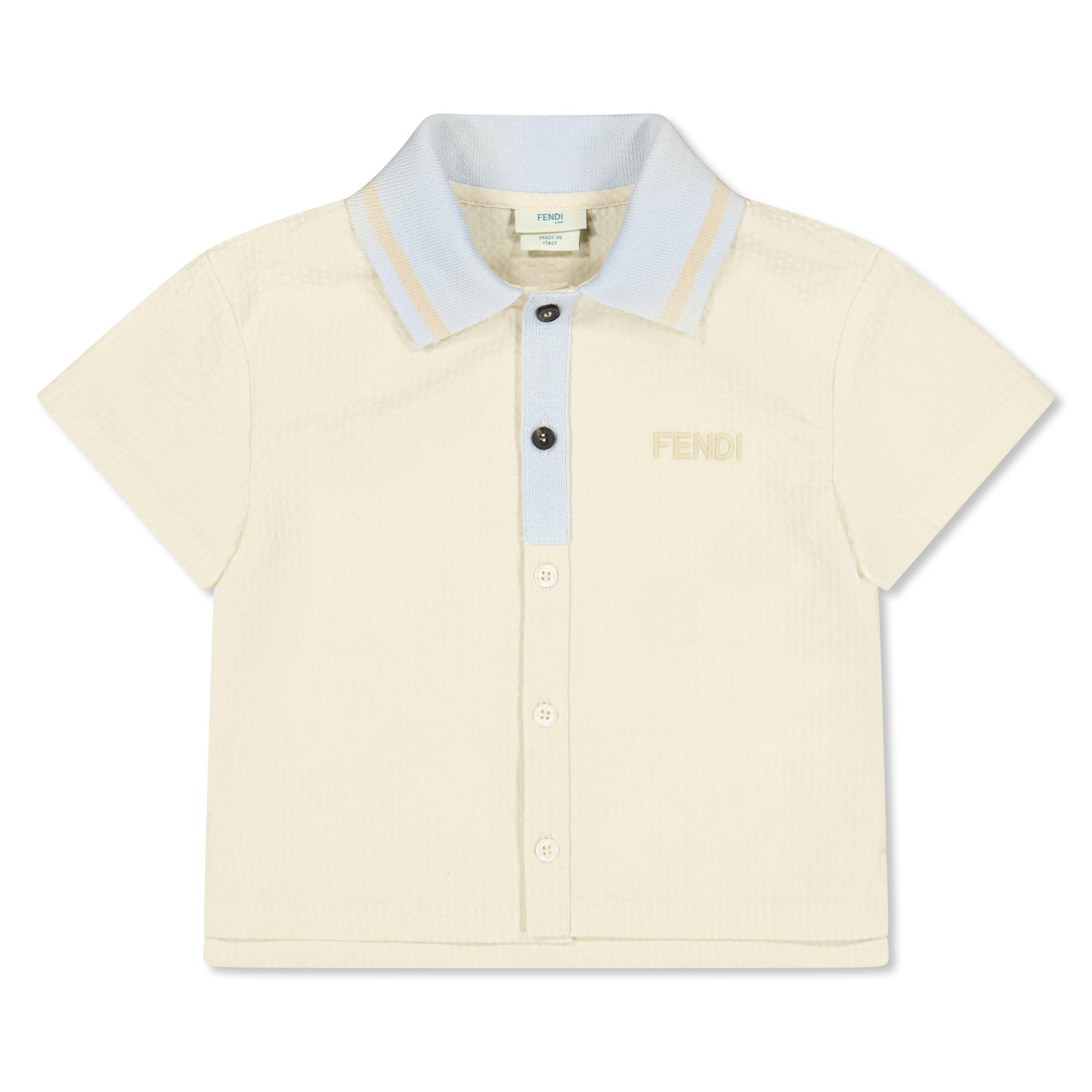 Linen F1P2N - Fendi - Fendi Logo Polo In62 - 1