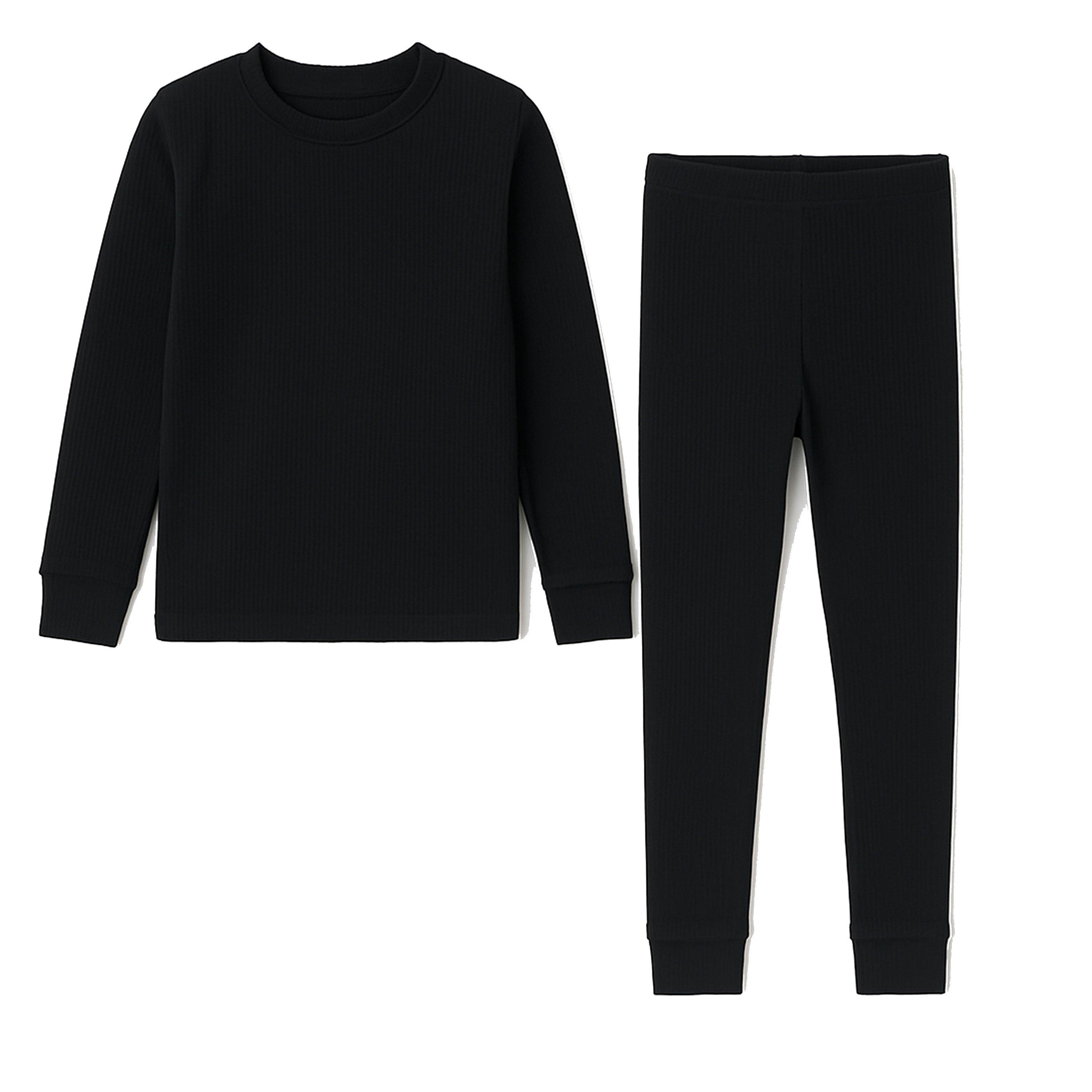 Black - Pantz - Pantz Junior Baselayer Sets - 2