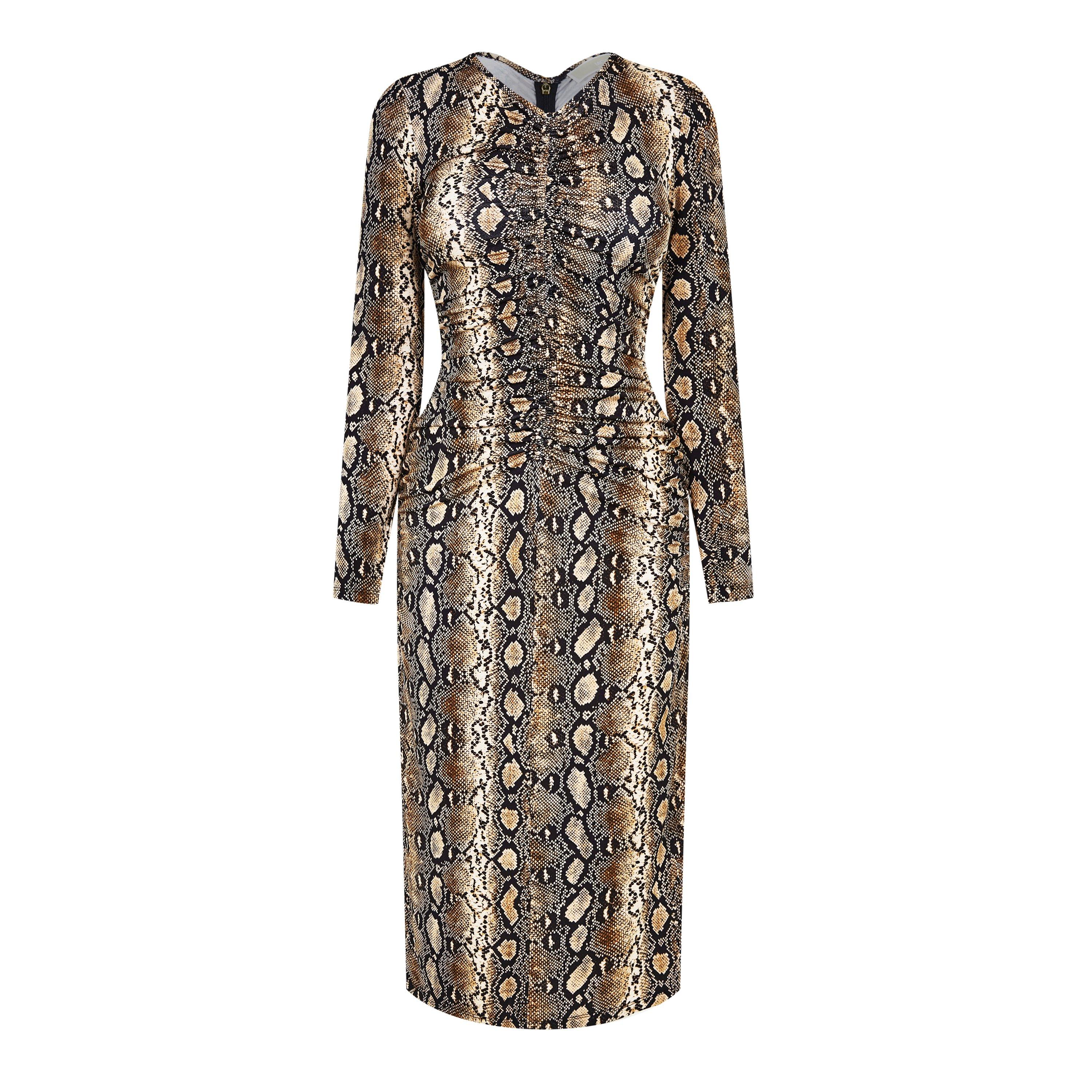 BLKBUFF - MICHAEL Michael Kors - Ruched Midi Dress - 4