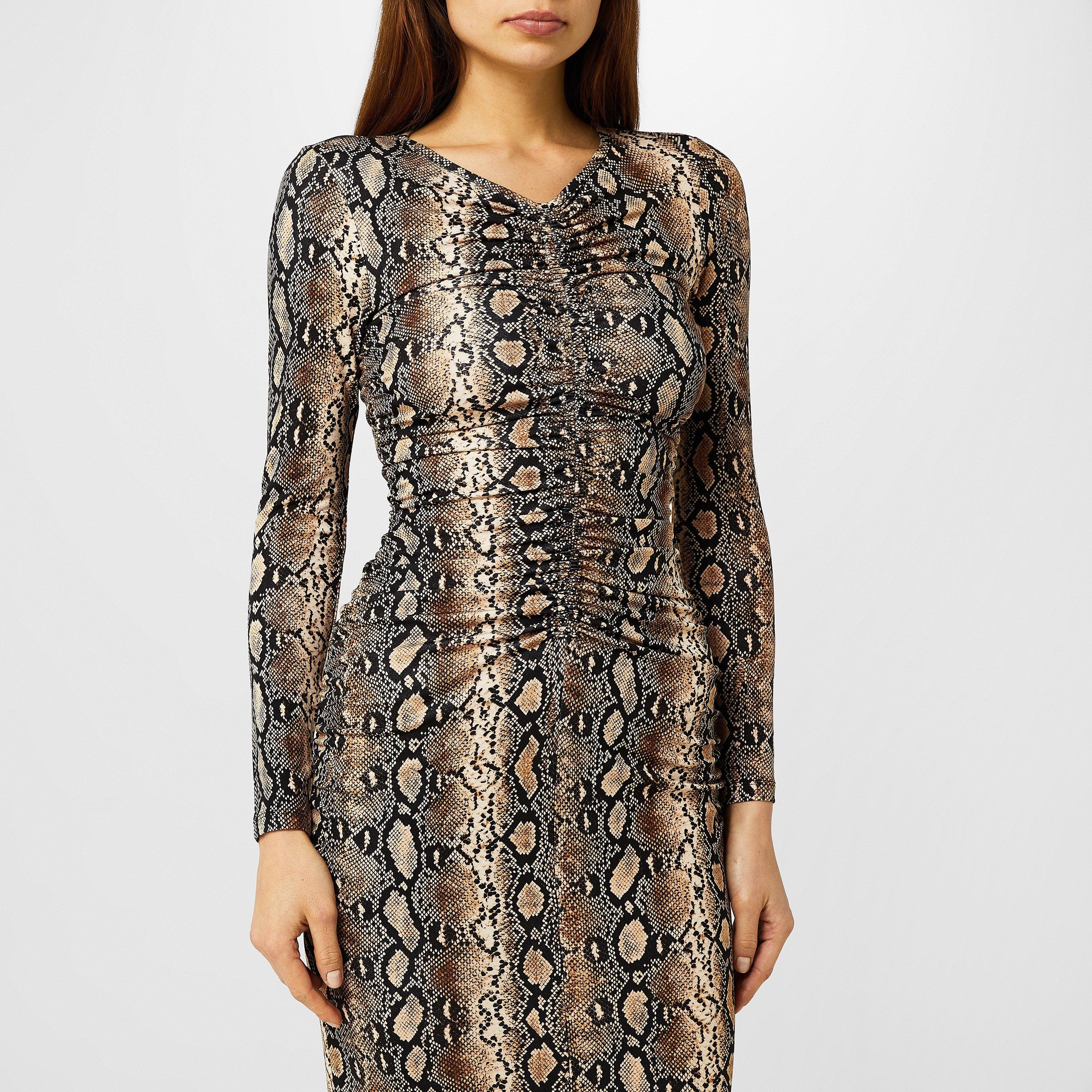 BLKBUFF - MICHAEL Michael Kors - Ruched Midi Dress - 3