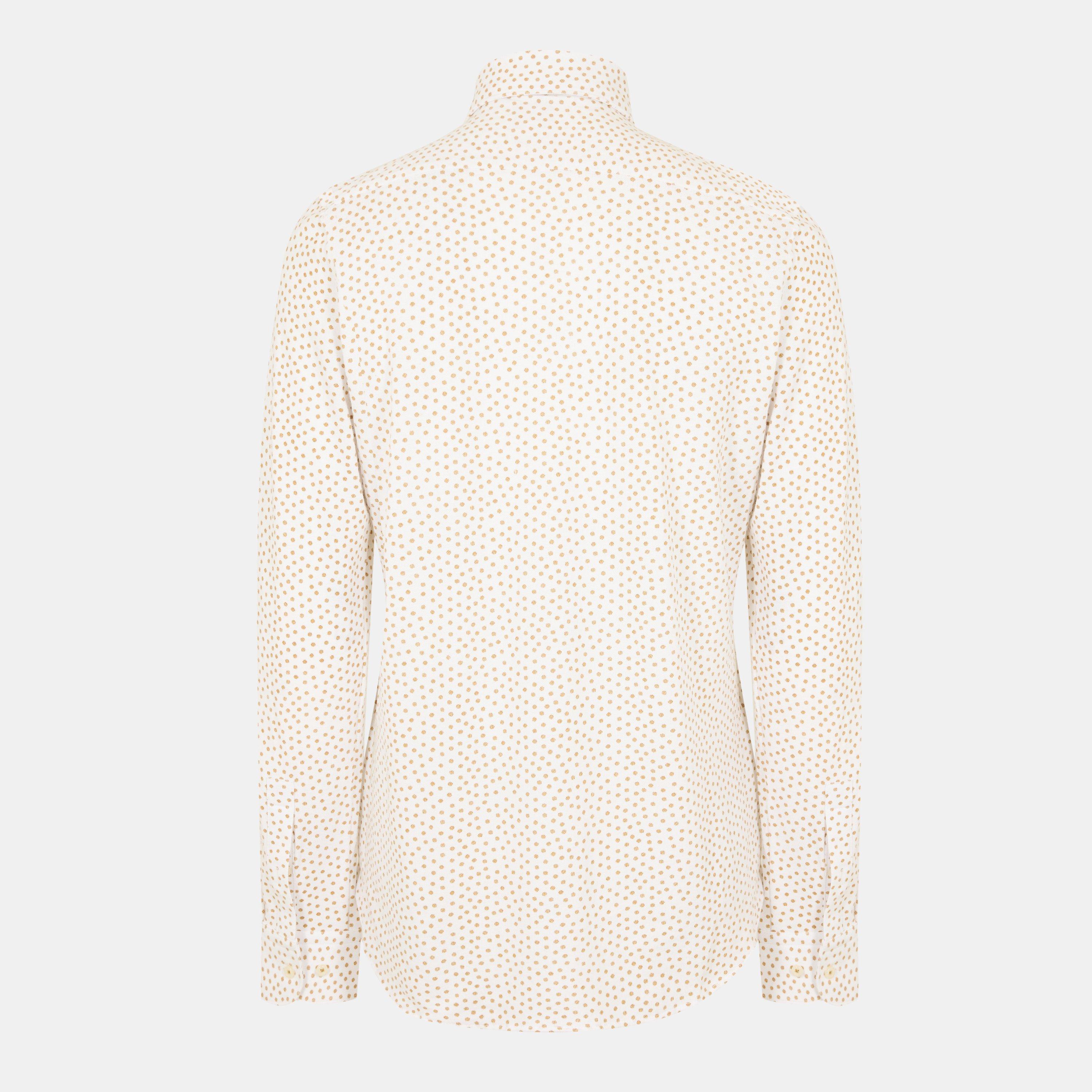 Medium Beige - Boss - Men's Hal Kent Long-Sleeve Shirt, Iconic Logo - 2