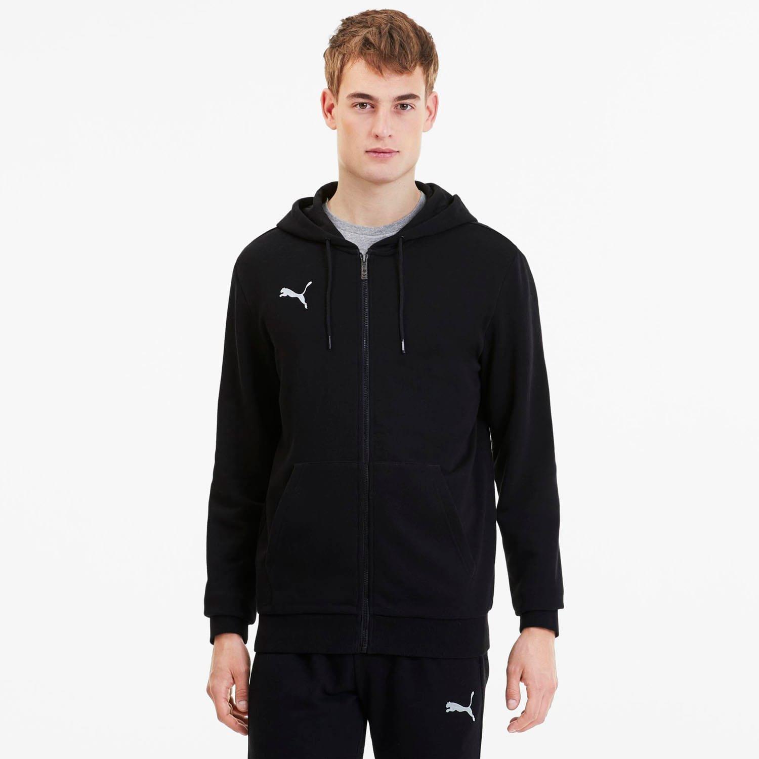 Black - Puma - TeamGOAL 23 Casuals Hooded Jacket - 3