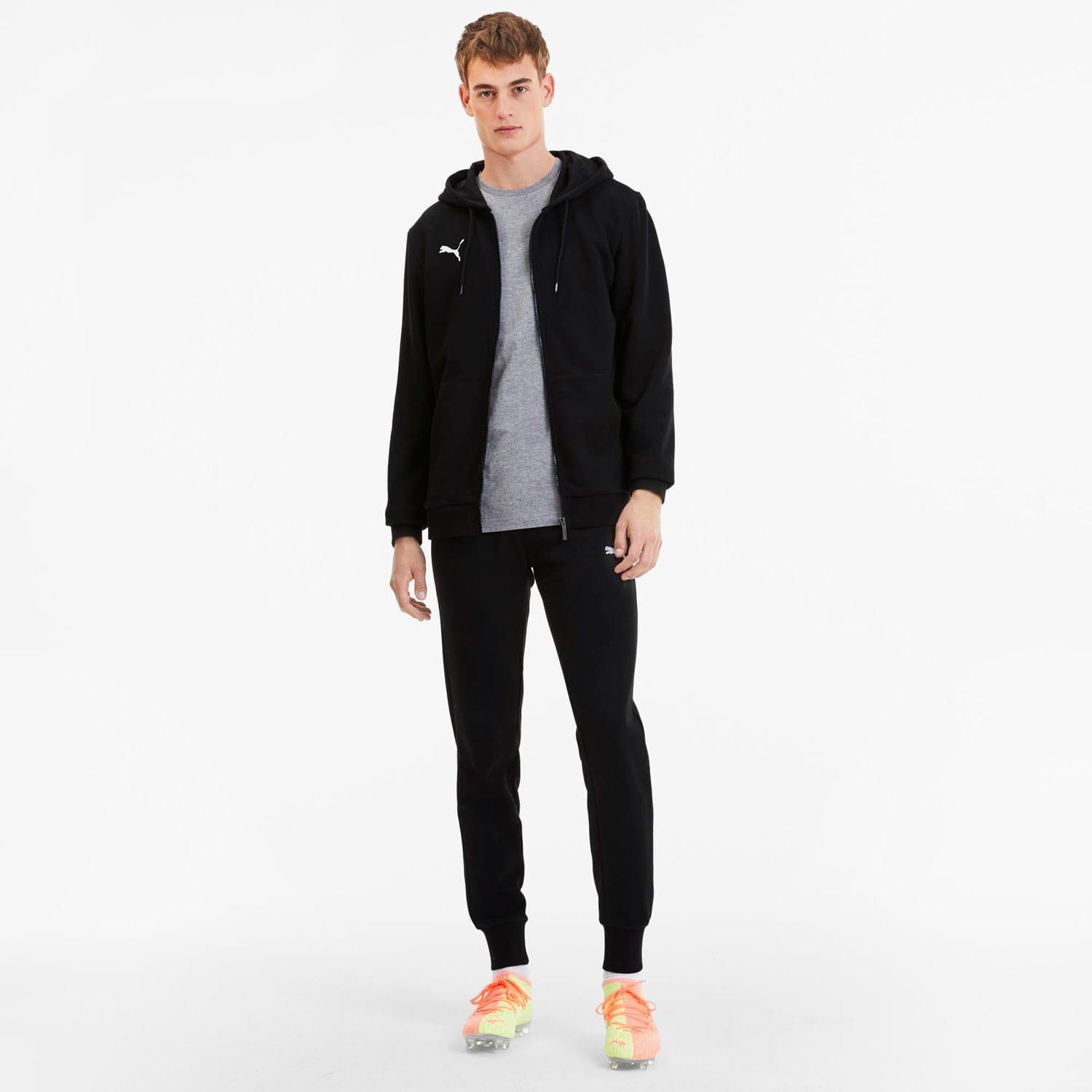 Black - Puma - TeamGOAL 23 Casuals Hooded Jacket - 5