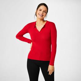 Biba Biba Collar Ribbed Top