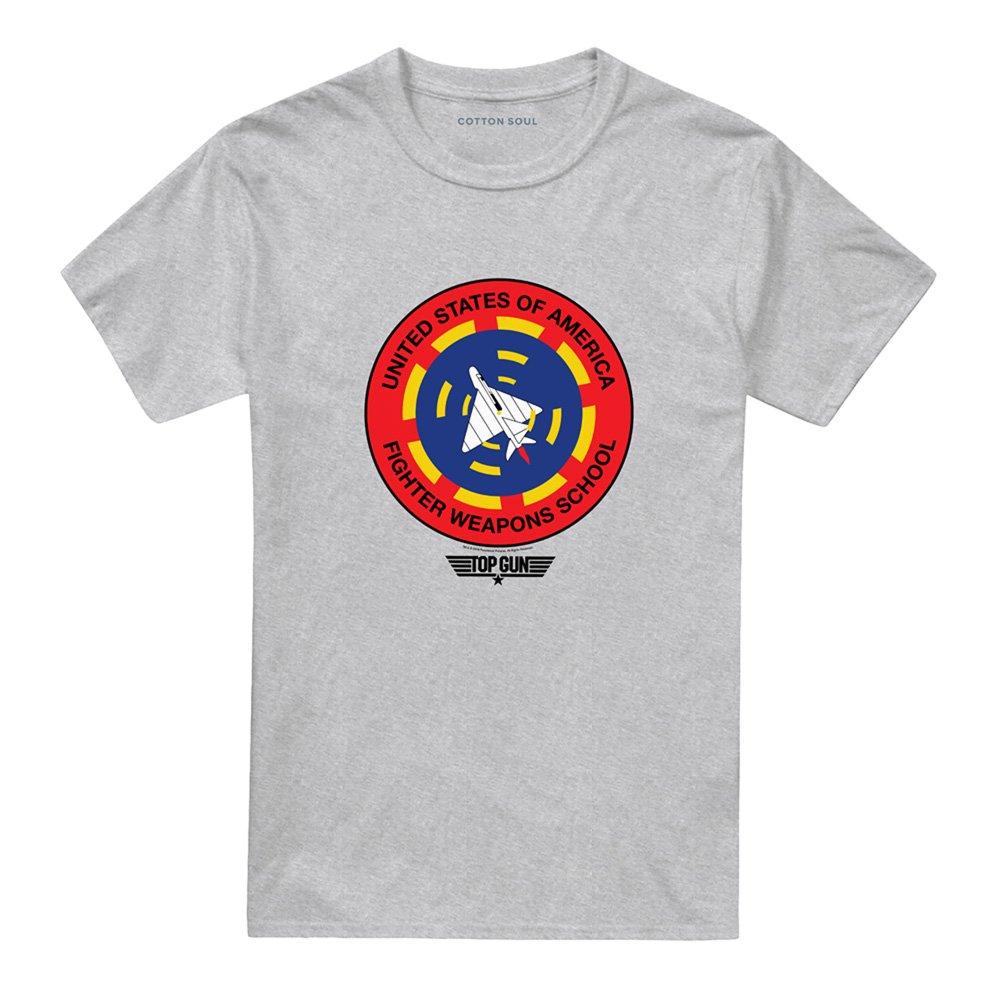 Grey - Top Gun - Top Gun Fighter Weapons School T Shirt Athletic H - 4