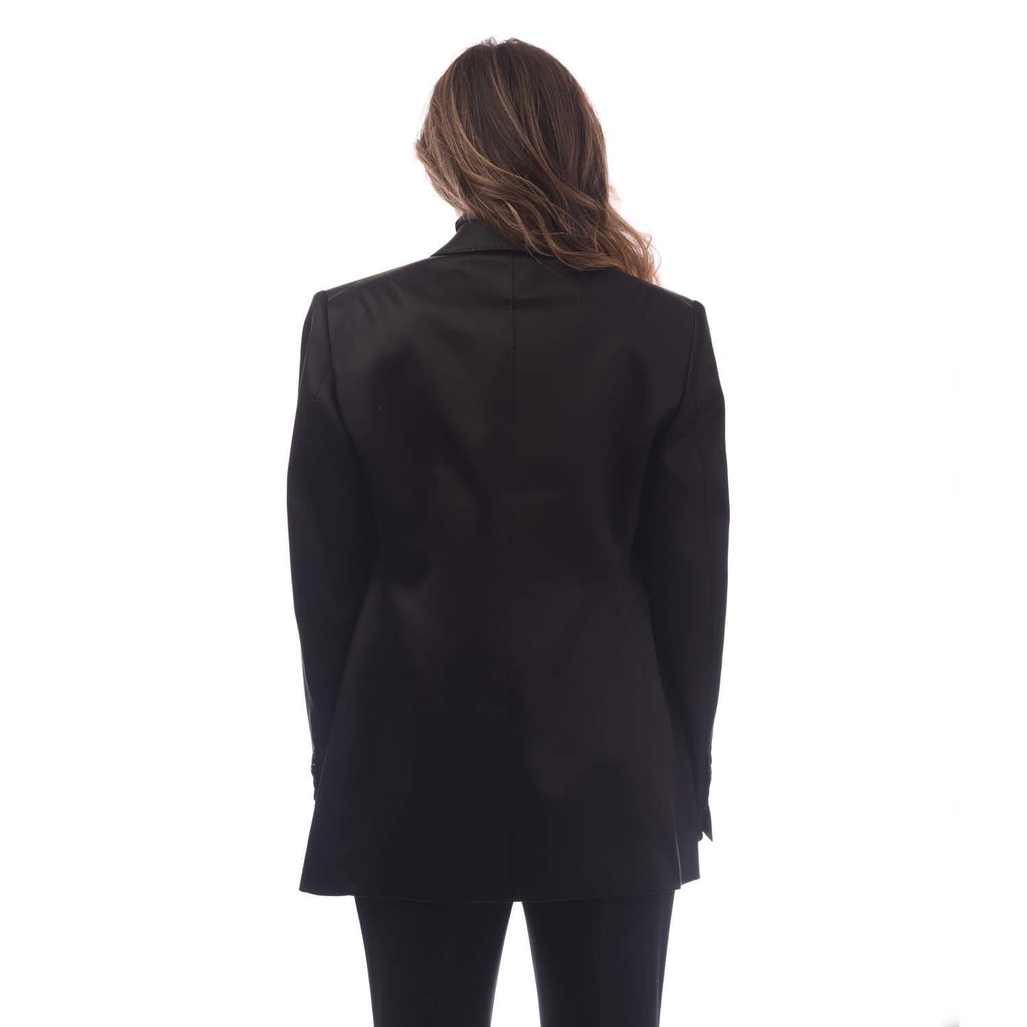 Black - Tom Ford - Wallis Double Breasted Jacket - 3