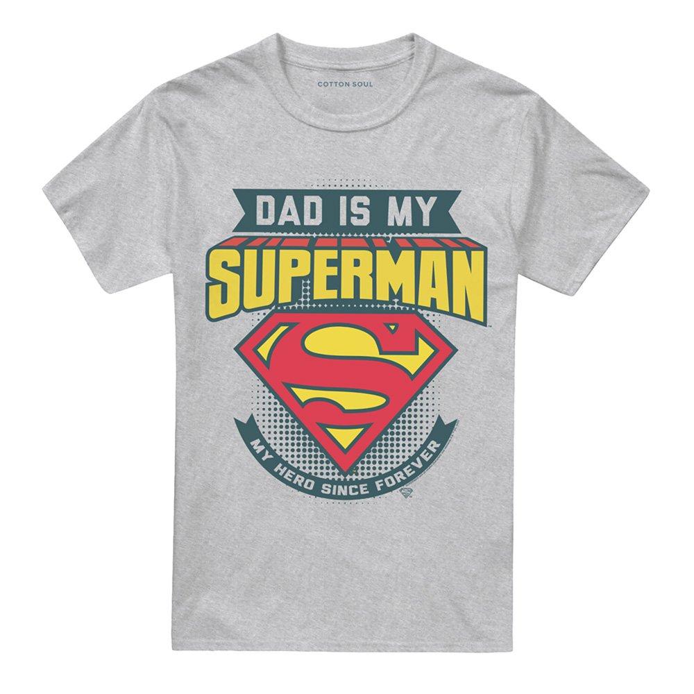 Light Grey - DC Comics - Superman My Dad Is Superman FatherS Day T-Shirt - 4