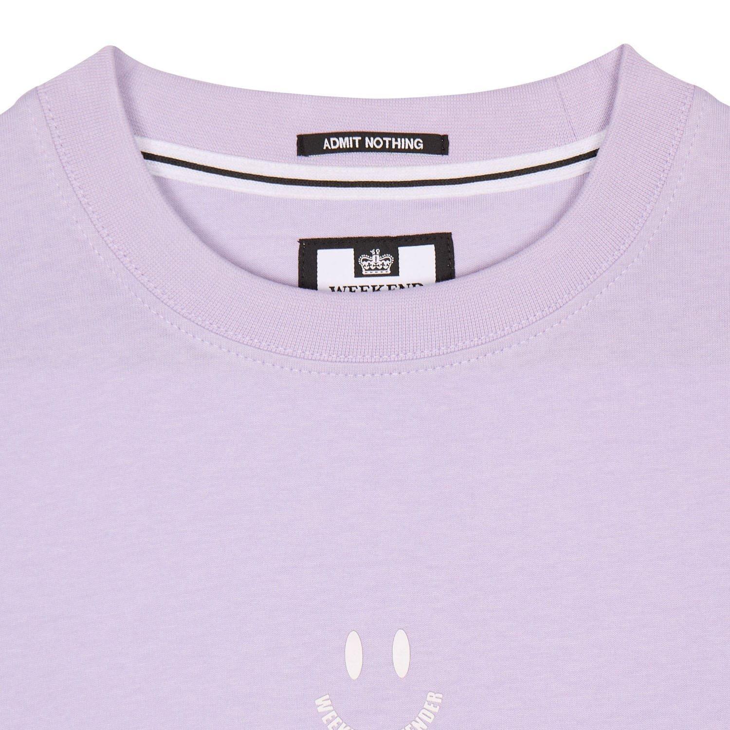 Purple - Weekend Offender - Smile Graphic T-Shirt - 5