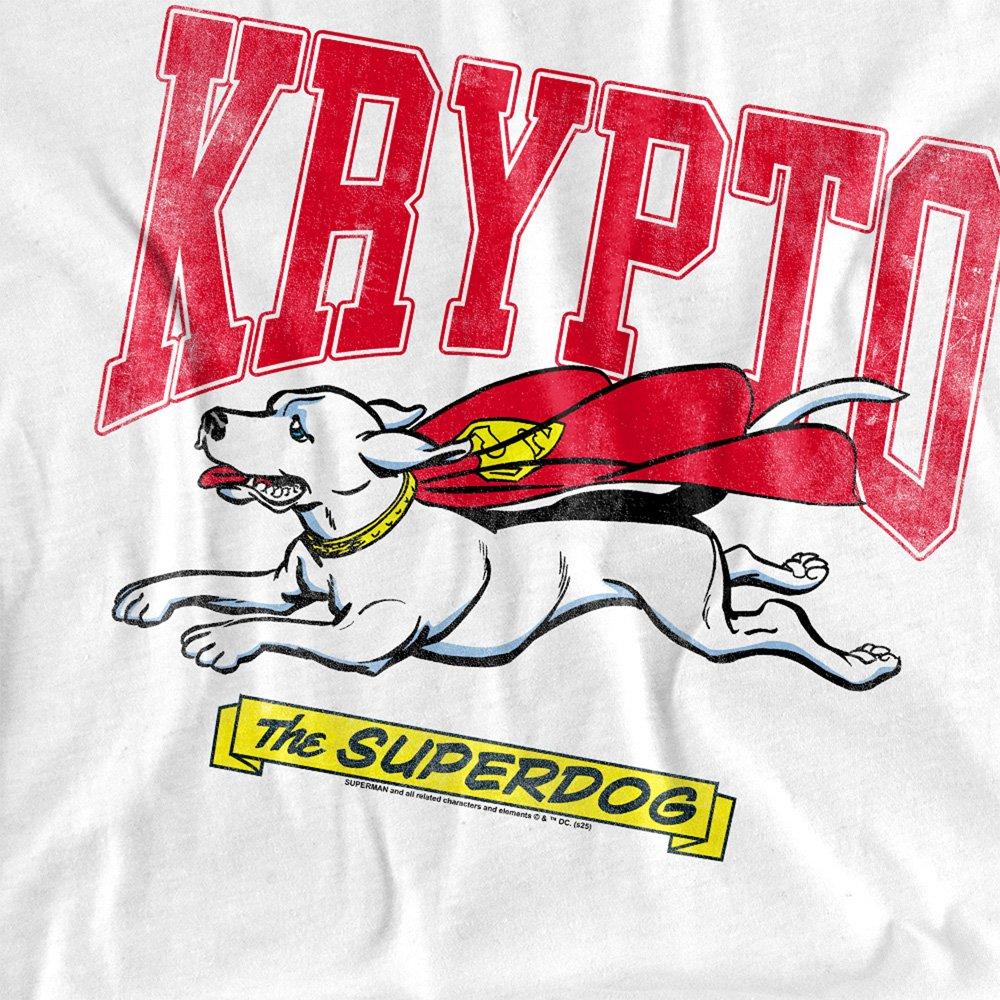 White - DC Comics - Krypto The Superdog T-Shirt White - 2