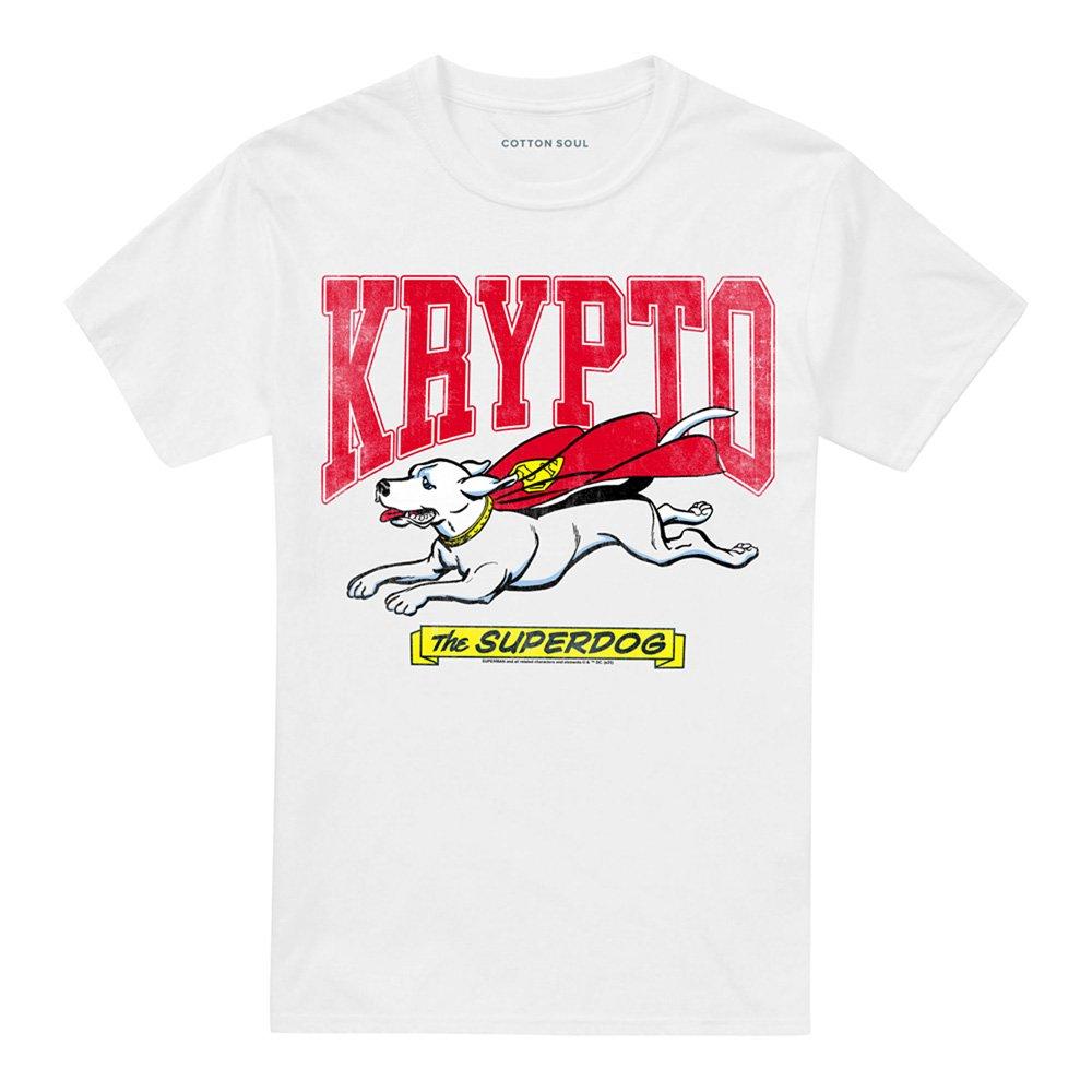White - DC Comics - Krypto The Superdog T-Shirt White - 4