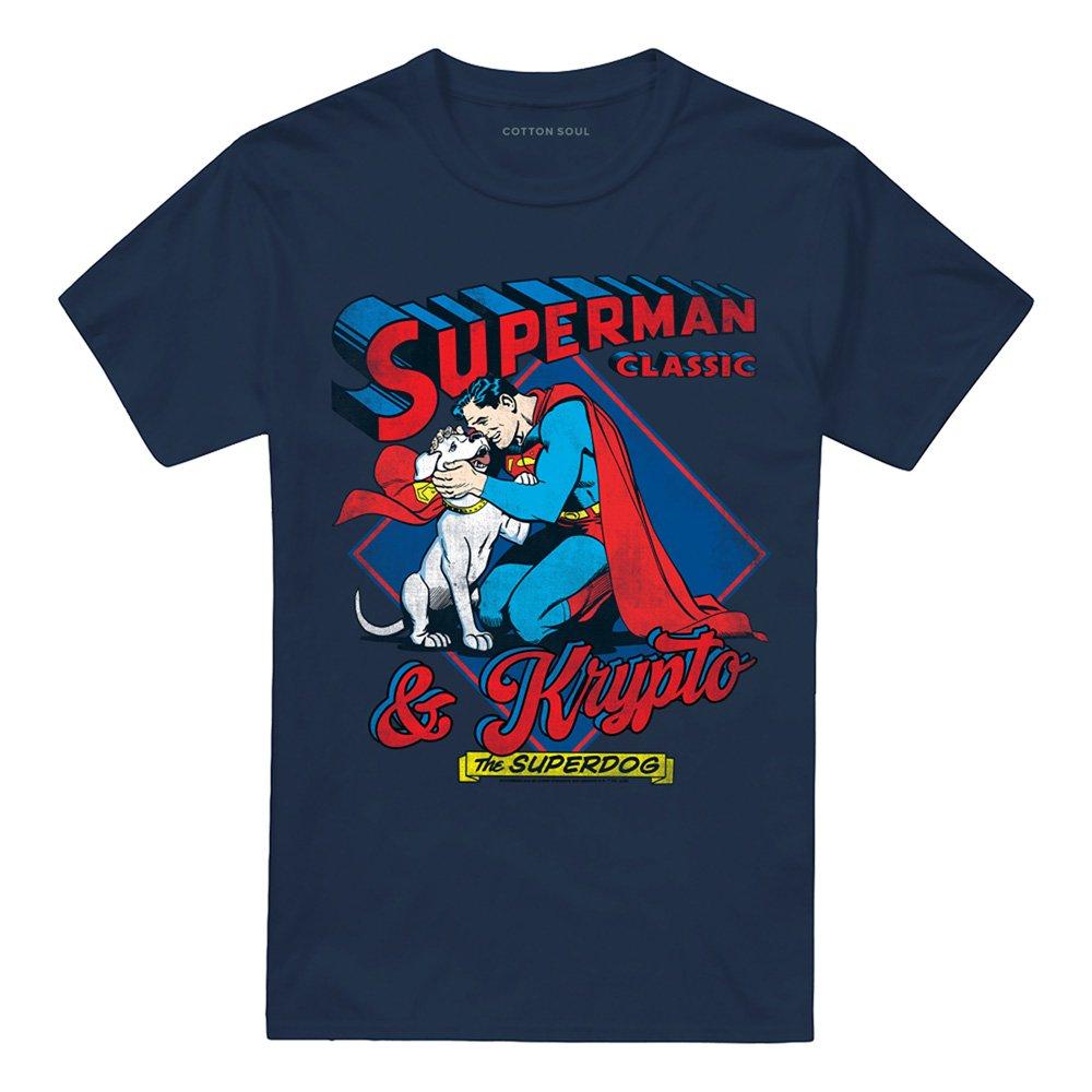 Navy - DC Comics - Superman And Krypto T-Shirt Navy - 4