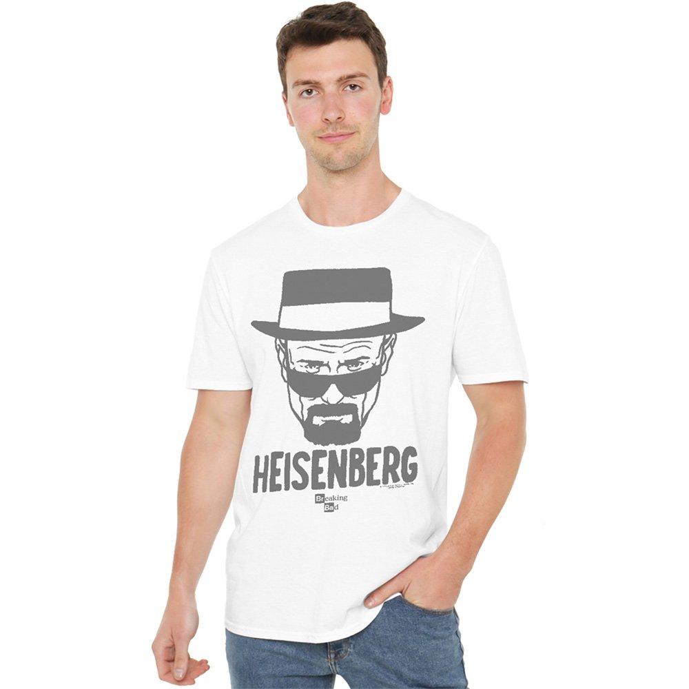 White - Breaking Bad - Breaking Bad Heisenberg Drawing T Shirt White - 1