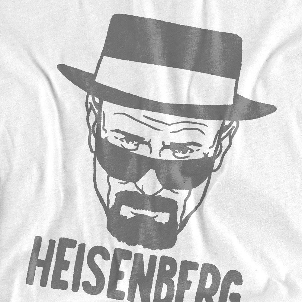 White - Breaking Bad - Breaking Bad Heisenberg Drawing T Shirt White - 2