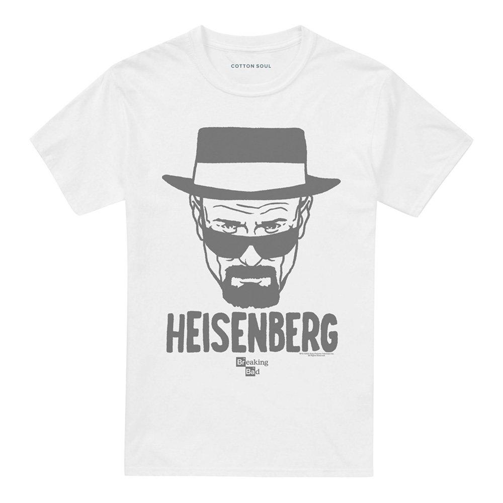 White - Breaking Bad - Breaking Bad Heisenberg Drawing T Shirt White - 4