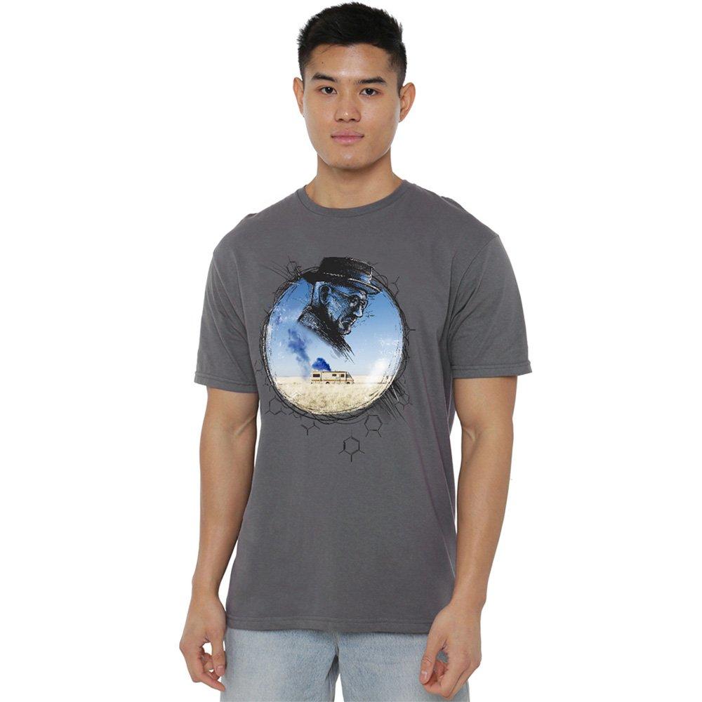 Grey - Breaking Bad - Breaking Bad Crystal T Shirt Charcoal - 1